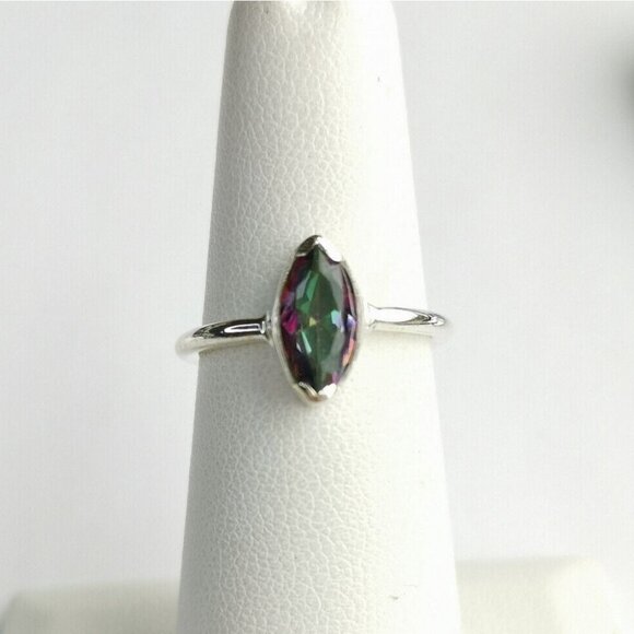HOST PICK! Sterling Silver Mystic Topaz Ring sz 6 🆕 - Picture 5 of 8